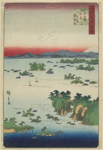 Vista reale di Matsushima, Provincia di O_shu_, maggio 1859